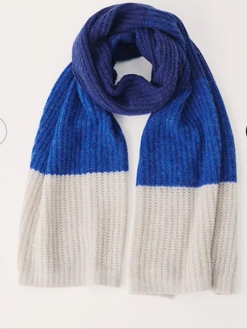 NWOT Part Two Resha Blue Scarf In Alpaca & Wool Blend